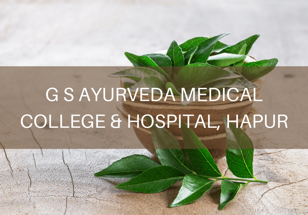 G S AYURVEDA MEDICAL COLLEGE Admission Fees Cut off 2023