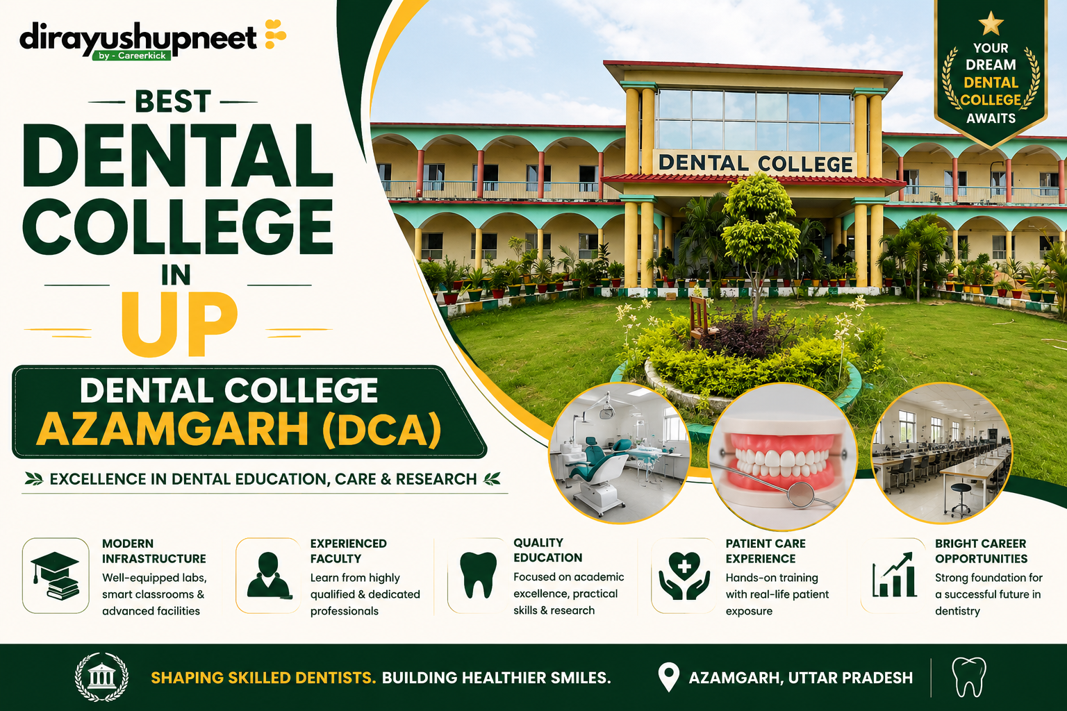 Best Dental College in UP — Dental College Azamgarh (DCA)